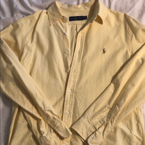 Yellow Ralph Lauren button down - Picture 2 of 2